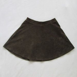 Suede Skater Skirt